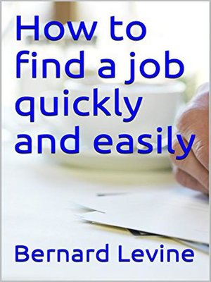 cover image of How to Find a Job Quickly and Easily